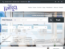 Tablet Screenshot of kontesanekretnine.com